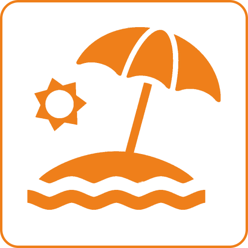 До пляжа 1 км